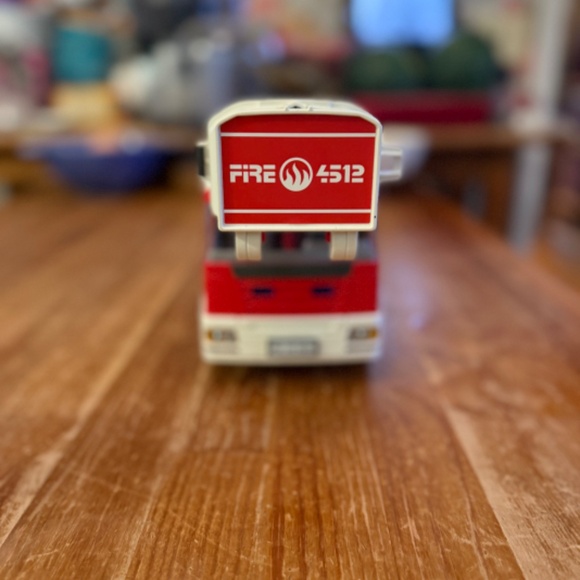 Playmobil Fire Truck Ladder Unit 4820 Red Toy Vehicle w Gurney Only - Picture 8 of 10